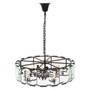 Babylon Large Black Iron Chandelier