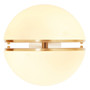 Abira Brushed Brass Ball Wall Light