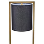 Lara Black Shade With Gold Finish Metal Frame Table Lamp