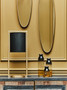 Lara Black Shade With Gold Finish Metal Frame Table Lamp