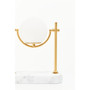 Zalika Marble And Gold Orb Table Lamp
