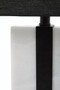 Elvie Black and White Marble Table Lamp
