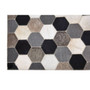 Safira Large Black/White/Grey Patchwork Rug