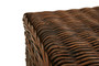 Argento Brown Rattan Storage Trunks- set of 2