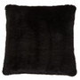 Bosie Lamina Black Square Fur Cushion