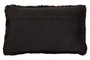 Bosie Lamina Black Rectangular Fur Cushion