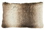 Bosie Lamina Mocha Ombre Rectangular Fur Cushion