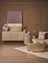 Bosie Lamina Natural Fur Square Cushion