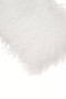 Bosie Real Mongolian Fur White Rectangular Cushion