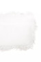 Bosie Real Mongolian Fur White Rectangular Cushion