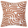 Bosie Ozella Natural And Terracotta Square Cushion