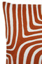 Bosie Ozella Rust And White Cushion