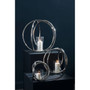 Aura Small Silver Candle Holder