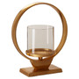 Cirqua Small Gold Candle Holder
