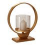 Cirqua Small Gold Candle Holder