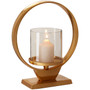 Cirqua Small Gold Candle Holder