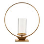 Cirqua Large Gold Finish Candle Holder