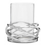 Luna Small Silver Candle Holder