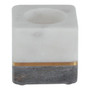 Kira White / Grey Tealight Holder