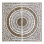 Modello Wood Carving Silver Finish Wall Art