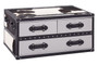Kensington Townhouse Black And White Genuine Cowhide Coffee Table