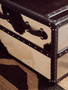 Kensington Townhouse Black And White Genuine Cowhide Coffee Table
