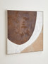 Astratto Brown and Natural Textured Wall Art