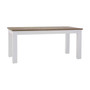 Hampstead  Oak Top / White Dining Table