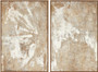 Astratto Set of 2 Neutral Tones Textured Wall Art