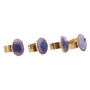 Agata Blue Agate Napkin Rings