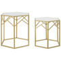 Avantis Set of 2 Hexagonal Side Tables