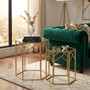 Avantis Set Of 2 Hexagonal Side Tables