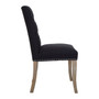 Kensington Townhouse Black Linen Dining Chair