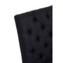 Kensington Townhouse Black Linen Dining Chair