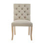 Kensington Townhouse Natural Linen Dining Chair