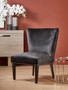 Kensington Townhouse Black Winged Dining Chair