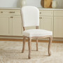 Kensington Townhouse Ivory Linen Dining Chair