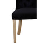 Fifty-Five South Black Buttoned Dining Chair
