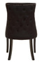 Kensington Townhouse Black Velvet Dining Chair