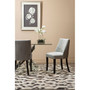 Fifty Five South Grey Velvet Dining Chair
