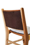 Kendari Natural Leather and Teak Wood Dining Chair