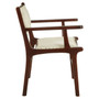 Kendari Leather Teak Wood Dining Chair