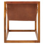 Kendari Brown Cubic Frame Chair