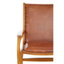 Kendari Brown Leather Chair