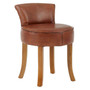 Kendari Brown Leather Chair