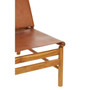 Kendari Brown Leaned Back Chair