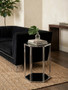 Piermount Black And Silver End Table