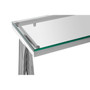 Piermount Clear Glass Console Table