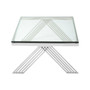 Piermount Clear Glass Coffee Table