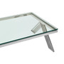 Piermount Clear Glass Coffee Table